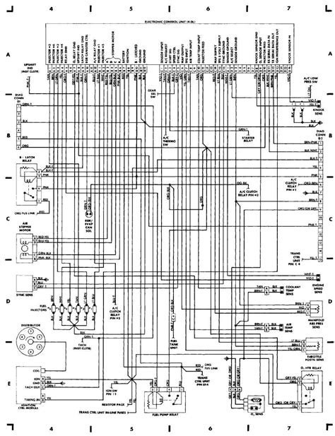 1974 Ford Mustang II Color <strong>Wiring Diagram</strong>. . 1989 jeep wrangler wiring diagram